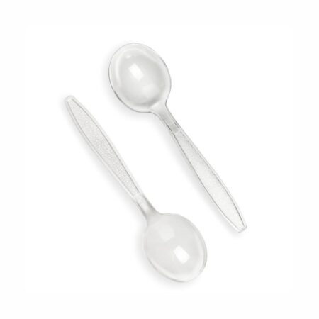 PLASTIC DESSERT SPOON