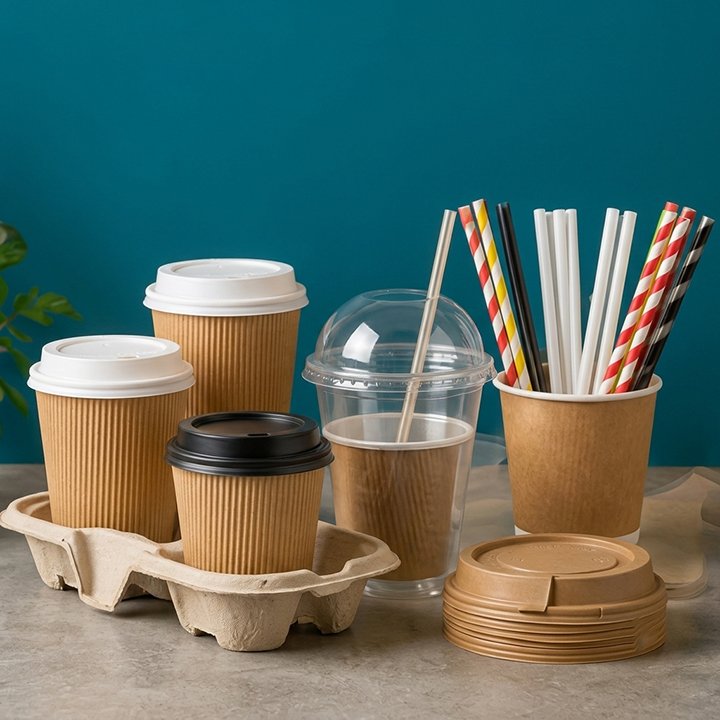 CUPS/CARRIER/STRAW