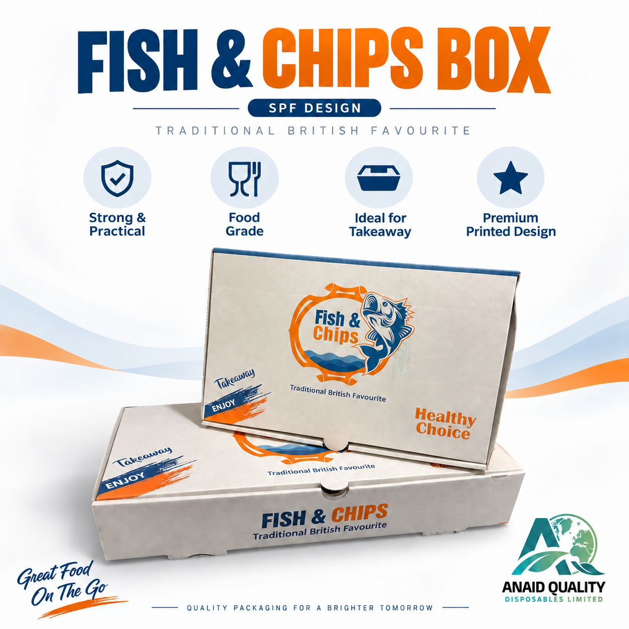 Fish & Chips Corrugated SPF