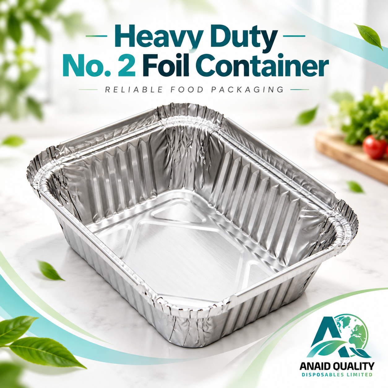 No.2 Heavy Duty Foil Container