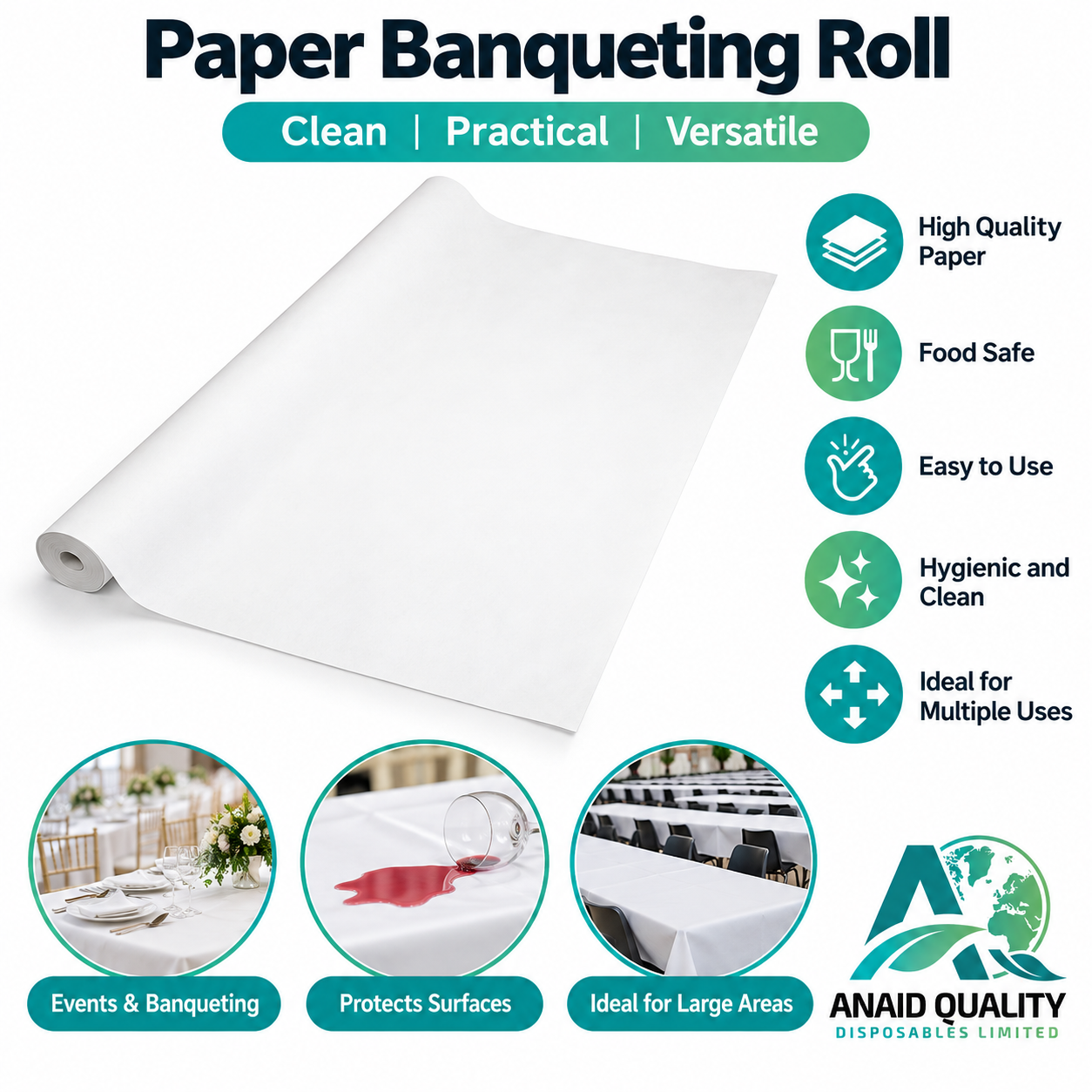 Paper Banqueting Rolls